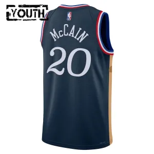 Nike Philadelphia 76ers Jared Mccain Lasten Pelipaita City Edition 2025-26 Swingman Laivasto