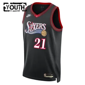 Nike Philadelphia 76ers Joel Embiid Lasten Pelipaita Classic Edition 2025-26 Swingman Musta