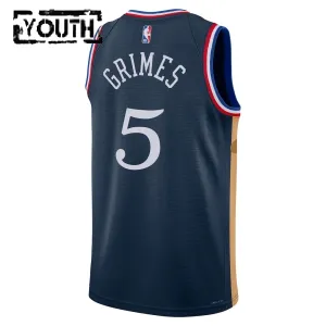 Nike Philadelphia 76ers Quentin Grimes Lasten Pelipaita City Edition 2025-26 Swingman Laivasto