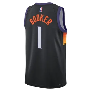 Nike Phoenix Suns Devin Booker Miesten Pelipaita City Edition 2025-26 Swingman Musta