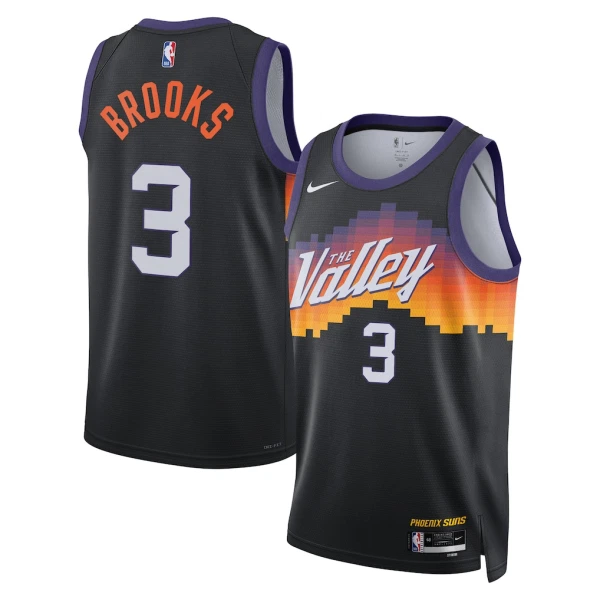 Nike Phoenix Suns Dillon Brooks Miesten Pelipaita City Edition 2025-26 Swingman Musta