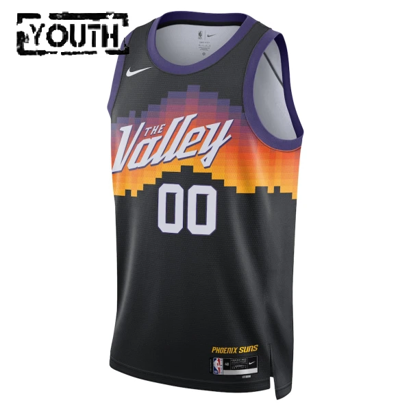 Nike Phoenix Suns Personoitava Lasten Pelipaita City Edition 2025-26 Swingman Musta