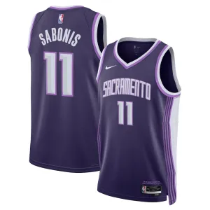 Nike Sacramento Kings Domantas Sabonis Miesten Pelipaita City Edition 2025-26 Swingman Violetti