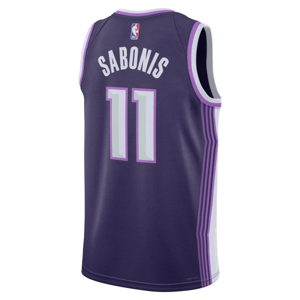 Nike Sacramento Kings Domantas Sabonis Miesten Pelipaita City Edition 2025-26 Swingman Violetti