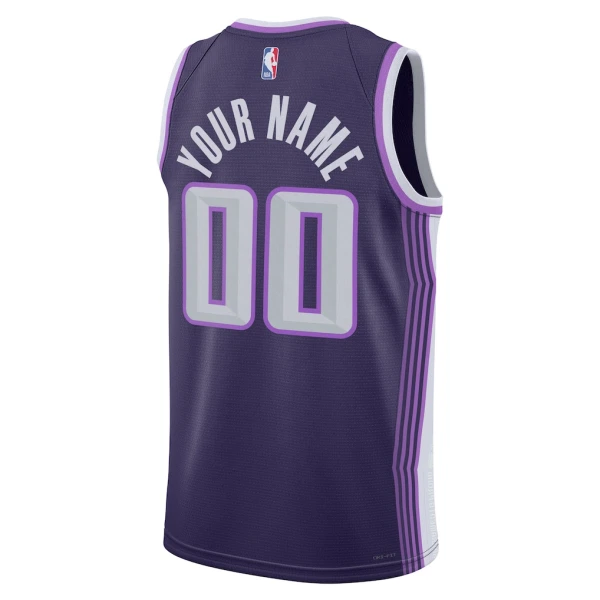 Nike Sacramento Kings Personoitava Miesten Pelipaita City Edition 2025-26 Swingman Violetti
