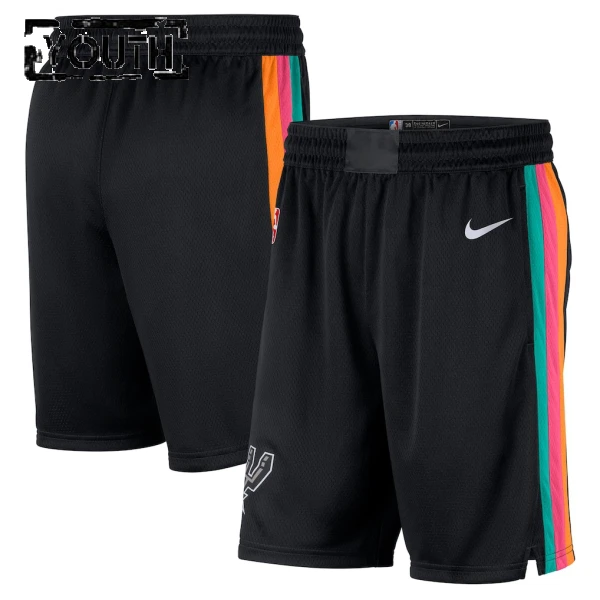 Nike San Antonio Spurs Lasten Shortsit City Edition 2025-26 Swingman