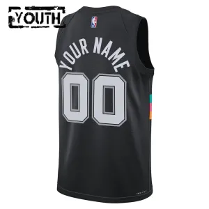 Nike San Antonio Spurs Personoitava Lasten Pelipaita City Edition 2025-26 Swingman Musta