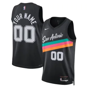 Nike San Antonio Spurs Personoitava Miesten Pelipaita City Edition 2025-26 Swingman Musta