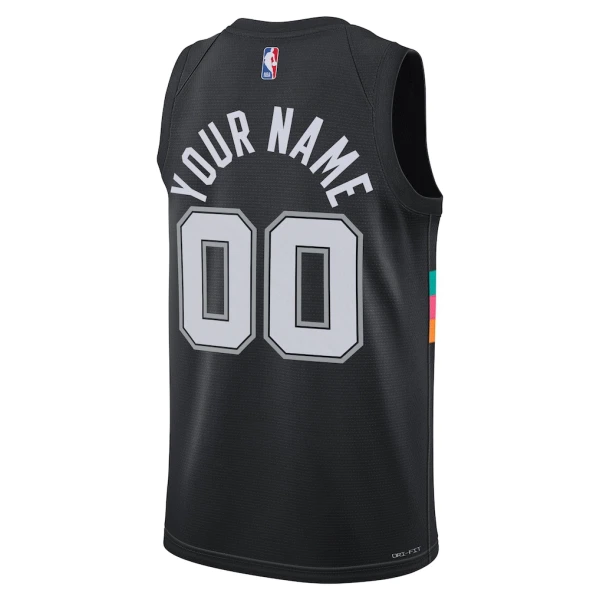 Nike San Antonio Spurs Personoitava Miesten Pelipaita City Edition 2025-26 Swingman Musta