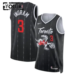 Nike Toronto Raptors Brandon Ingram Lasten Pelipaita City Edition 2025-26 Swingman Musta