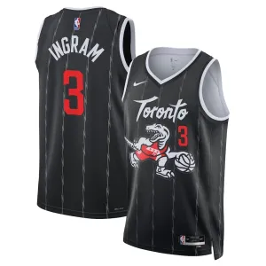 Nike Toronto Raptors Brandon Ingram Miesten Pelipaita City Edition 2025-26 Swingman Musta