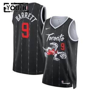 Nike Toronto Raptors RJ Barrett Lasten Pelipaita City Edition 2025-26 Swingman Musta