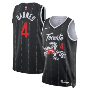 Nike Toronto Raptors Scottie Barnes Miesten Pelipaita City Edition 2025-26 Swingman Musta