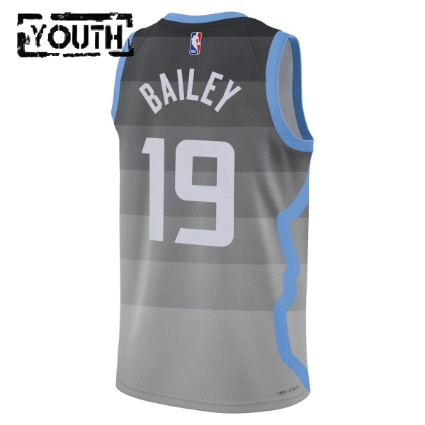 Nike Utah Jazz Ace Bailey Lasten Pelipaita City Edition 2025-26 Swingman Harmaa