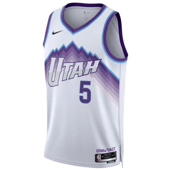 Nike Utah Jazz Cody Williams Miesten Pelipaita Association Edition 2025-26 Swingman Valkoinen