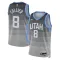 Nike Utah Jazz Isaiah Collier Miesten Pelipaita City Edition 2025-26 Swingman Harmaa