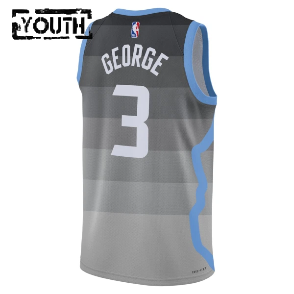 Nike Utah Jazz Keyonte George Lasten Pelipaita City Edition 2025-26 Swingman Harmaa