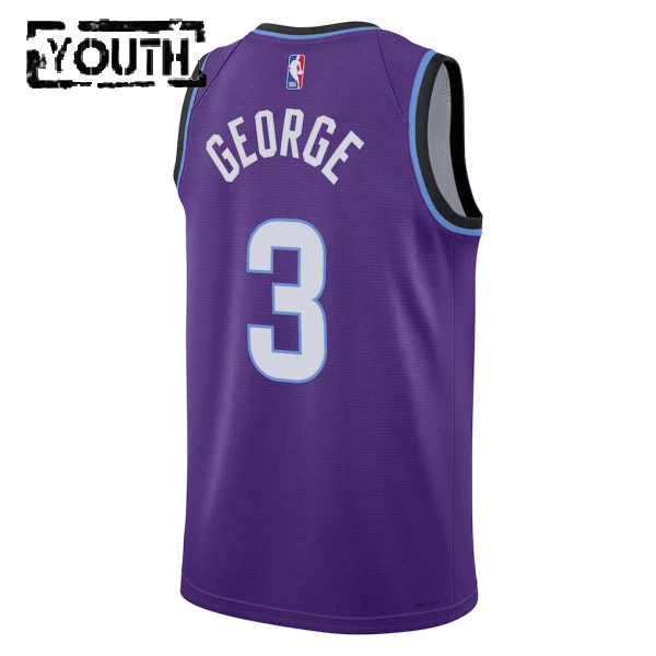 Nike Utah Jazz Keyonte George Lasten Pelipaita Icon Edition 2025-26 Swingman Violetti
