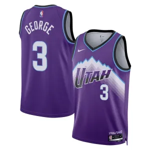 Nike Utah Jazz Keyonte George Miesten Pelipaita Icon Edition 2025-26 Swingman Violetti