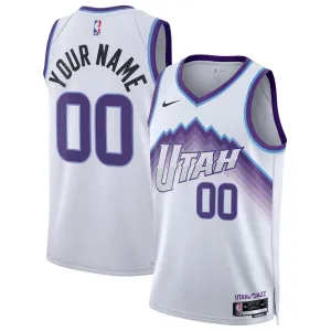 Nike Utah Jazz Personoitava Miesten Pelipaita Association Edition 2025-26 Swingman Valkoinen