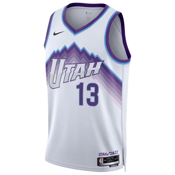 Nike Utah Jazz Walter Clayton JR Miesten Pelipaita Association Edition 2025-26 Swingman Valkoinen