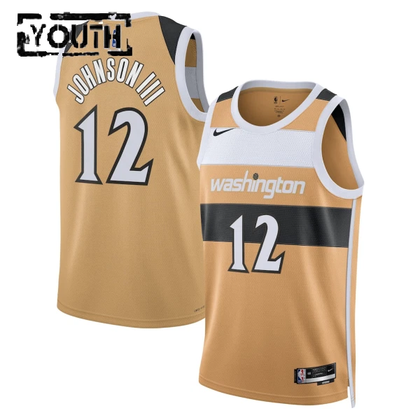 Nike Washington Wizards Tre Johnson III Lasten Pelipaita City Edition 2025-26 Swingman