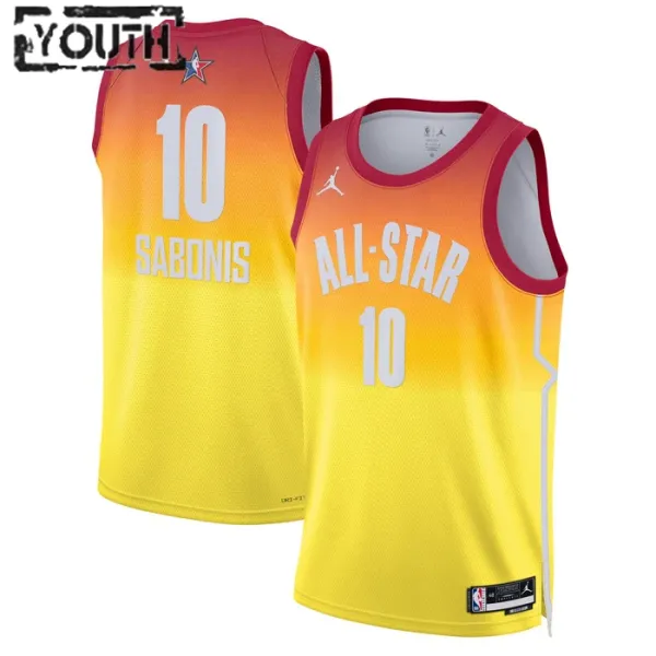 Nike Domantas Sabonis 10 Lasten Pelipaita All-Star 2023 Swingman Oranssi Nike Domantas Sabonis 10 Lasten Pelipaita All-Star 2023 Swingman Oranssi