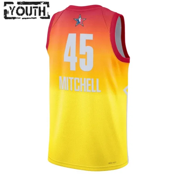 Nike Donovan Mitchell 45 Lasten Pelipaita All-Star 2023 Swingman Oranssi
