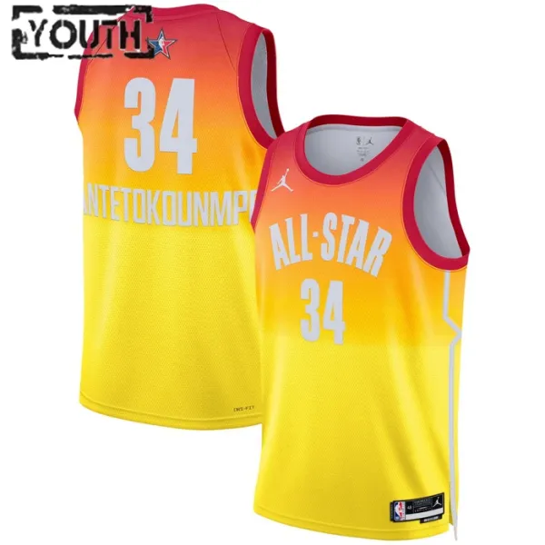 Nike Giannis Antetokounmpo 34 Lasten Pelipaita All-Star 2023 Swingman Oranssi Nike Giannis Antetokounmpo 34 Lasten Pelipaita All-Star 2023 Swingman Oranssi