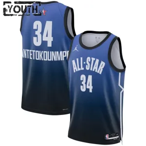 Nike Giannis Antetokounmpo 34 Lasten Pelipaita All-Star 2023 Swingman Sininen