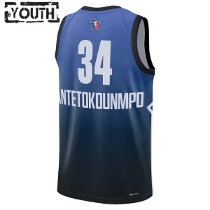 Nike Giannis Antetokounmpo 34 Lasten Pelipaita All-Star 2023 Swingman Sininen