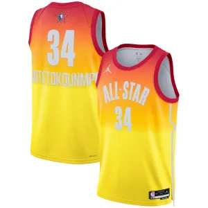 Nike Giannis Antetokounmpo 34 Miesten Pelipaita All-Star 2023 Swingman Oranssi
