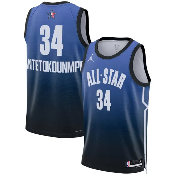 Nike Giannis Antetokounmpo 34 Miesten Pelipaita All-Star 2023 Swingman Sininen Nike Giannis Antetokounmpo 34 Miesten Pelipaita All-Star 2023 Swingman Sininen