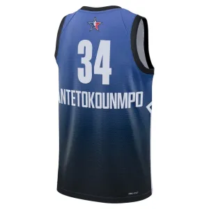Nike Giannis Antetokounmpo 34 Miesten Pelipaita All-Star 2023 Swingman Sininen
