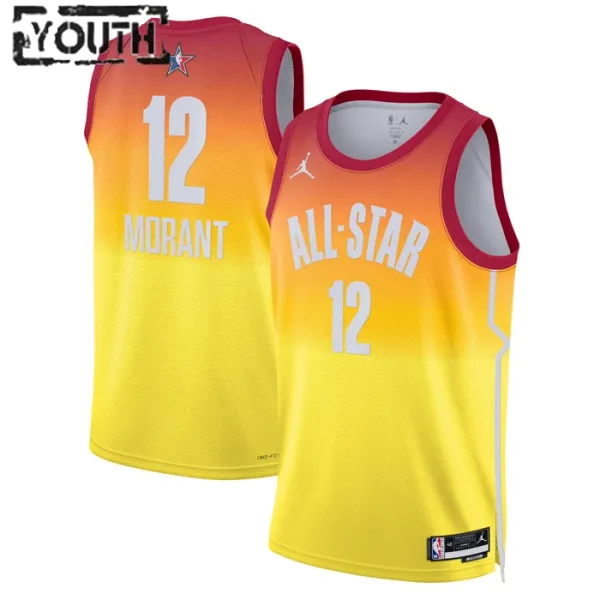 Nike Ja Morant 12 Lasten Pelipaita All-Star 2023 Swingman Oranssi Nike Ja Morant 12 Lasten Pelipaita All-Star 2023 Swingman Oranssi
