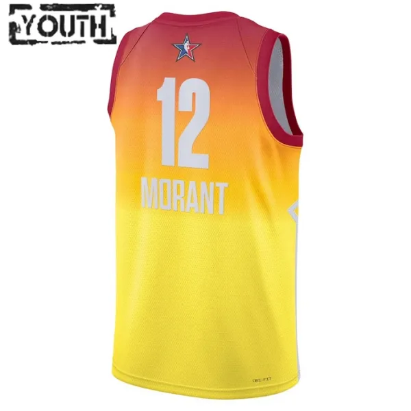 Nike Ja Morant 12 Lasten Pelipaita All-Star 2023 Swingman Oranssi