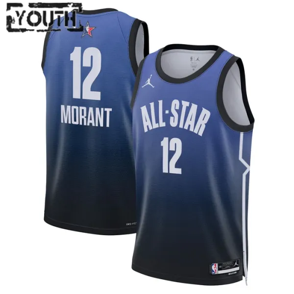 Nike Ja Morant 12 Lasten Pelipaita All-Star 2023 Swingman Sininen Nike Ja Morant 12 Lasten Pelipaita All-Star 2023 Swingman Sininen