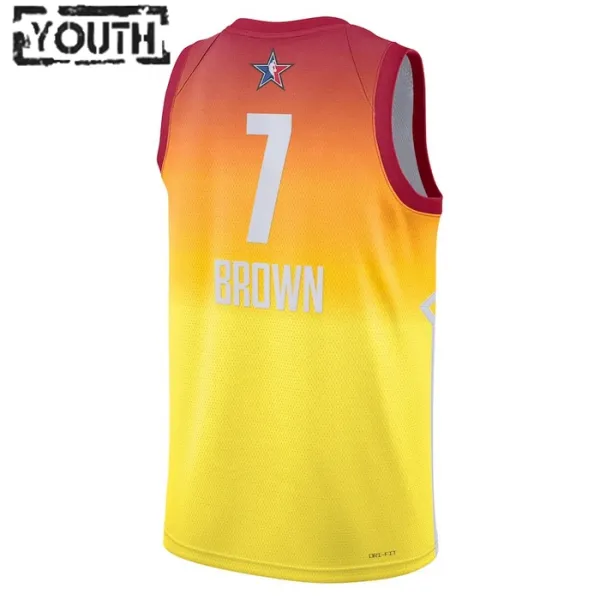 Nike Jaylen Brown 7 Lasten Pelipaita All-Star 2023 Swingman Oranssi