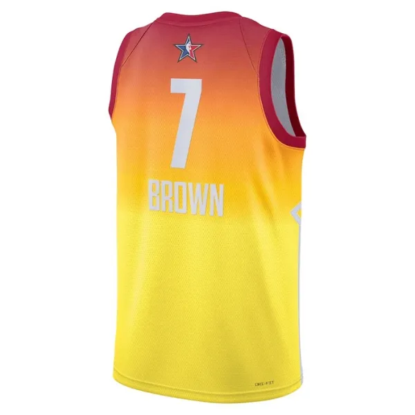 Nike Jaylen Brown 7 Miesten Pelipaita All-Star 2023 Swingman Oranssi