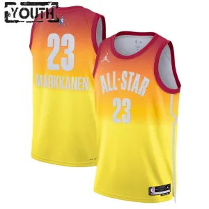 Nike Lauri Markkanen 23 Lasten Pelipaita All-Star 2023 Swingman Oranssi