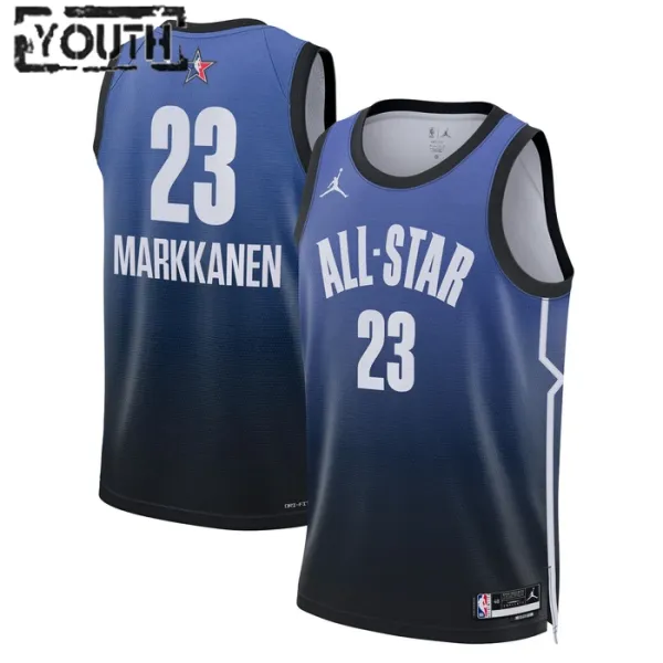 Nike Lauri Markkanen 23 Lasten Pelipaita All-Star 2023 Swingman Sininen Nike Lauri Markkanen 23 Lasten Pelipaita All-Star 2023 Swingman Sininen