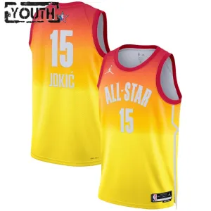Nike Nikola Jokic 15 Lasten Pelipaita All-Star 2023 Swingman Oranssi