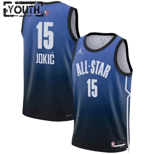 Nike Nikola Jokic 15 Lasten Pelipaita All-Star 2023 Swingman Sininen Nike Nikola Jokic 15 Lasten Pelipaita All-Star 2023 Swingman Sininen