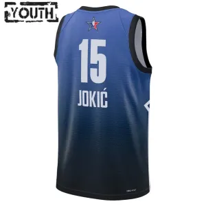 Nike Nikola Jokic 15 Lasten Pelipaita All-Star 2023 Swingman Sininen