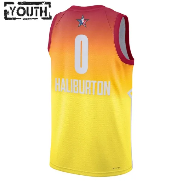 Nike Tyrese Haliburton 0 Lasten Pelipaita All-Star 2023 Swingman Oranssi