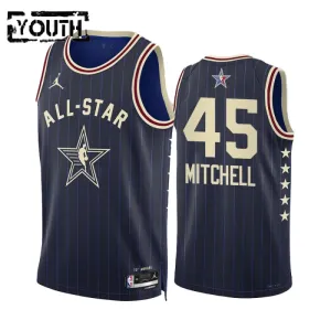 Donovan Mitchell Lasten Pelipaita All-Star 2024 Swingman Laivasto Donovan Mitchell Lasten Pelipaita All-Star 2024 Swingman Laivasto