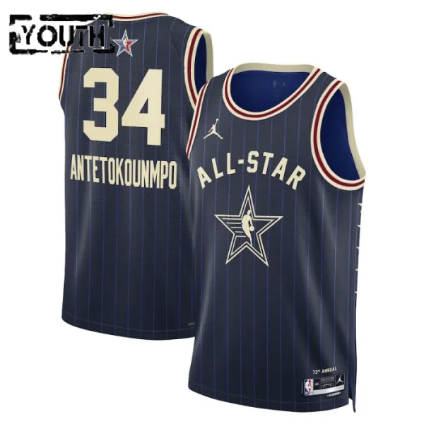 Giannis Antetokounmpo Lasten Pelipaita All-Star 2024 Swingman Laivasto Giannis Antetokounmpo Lasten Pelipaita All-Star 2024 Swingman Laivasto