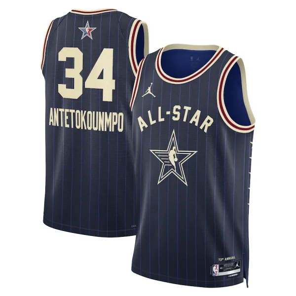 Giannis Antetokounmpo Miesten Pelipaita All-Star 2024 Swingman Laivasto Giannis Antetokounmpo Miesten Pelipaita All-Star 2024 Swingman Laivasto