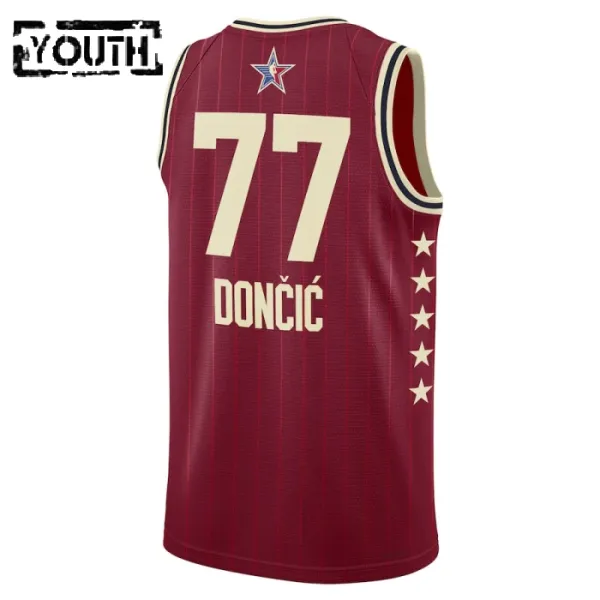 Luka Doncic Lasten Pelipaita All-Star 2024 Swingman Punainen