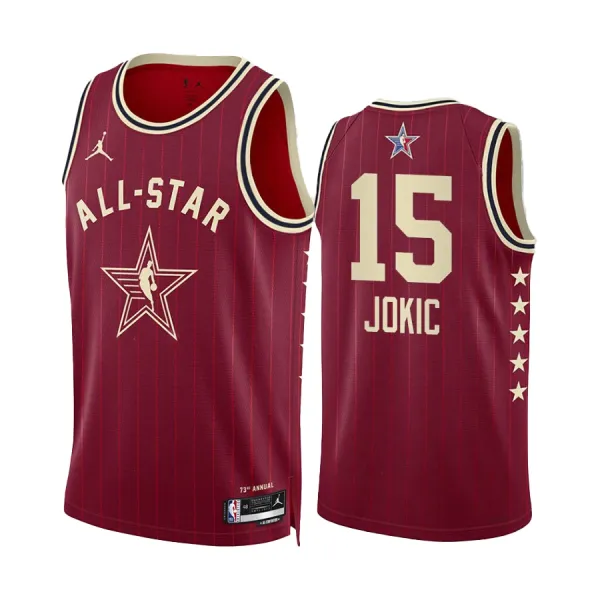 Nikola Jokic Miesten Pelipaita All-Star 2024 Swingman Punainen Nikola Jokic Miesten Pelipaita All-Star 2024 Swingman Punainen